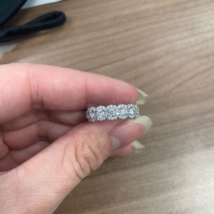 SOLD Natural Diamond eternity band